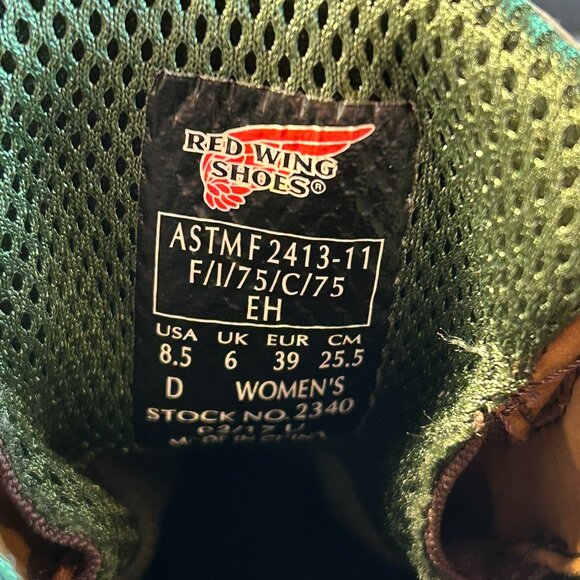 Women's Red Wing Steel Toe Work Boots - Women's Size 8.5 - Picture 6 of 6